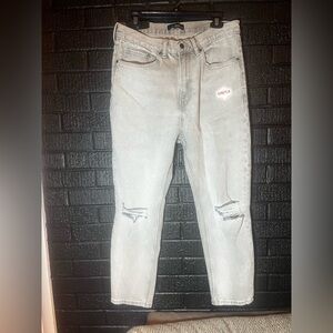 ✨Stylish Women's Light Gray Skinny Jeans